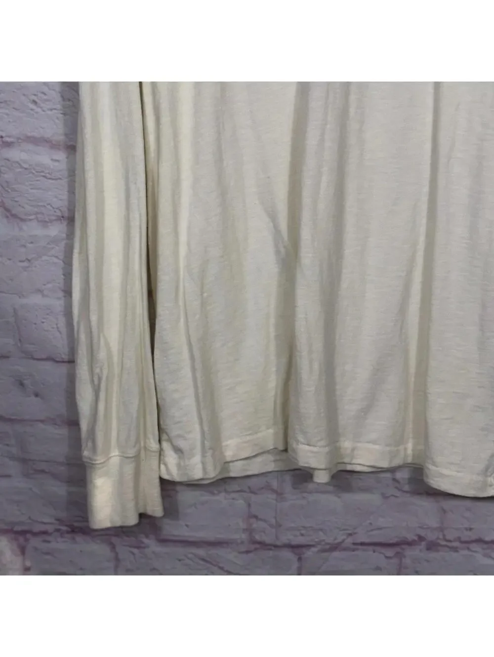 J.Crew Men's XL White Henley Shirt